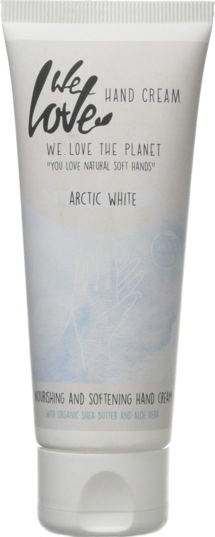 Крем для рук - We Love The Planet Handcreme Arctic White — фото N1
