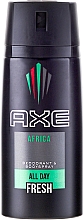 Духи, Парфюмерия, косметика Дезодорант-спрей - Axe Africa Deodorant Bodyspray