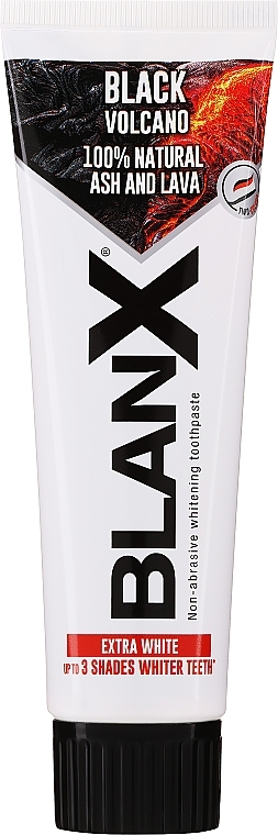 Отбеливающая зубная паста - BlanX Black Volcano Extra White — фото N2