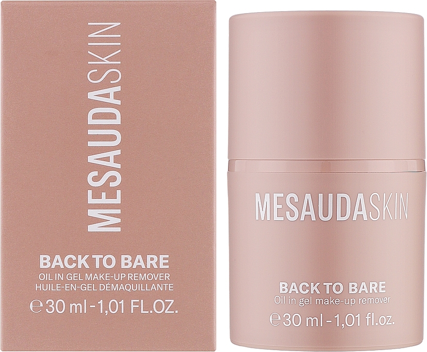 Засіб для зняття макіяжу - Mesauda Skin Back to Bare Oil in Gel Make-Up Remover — фото N2