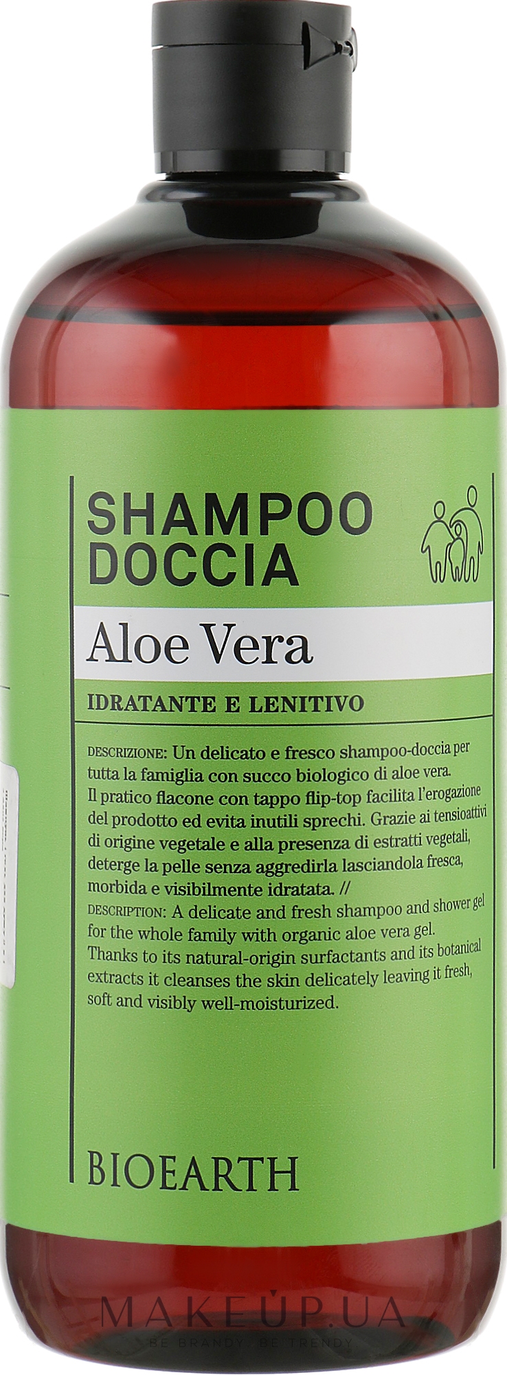 Шампунь и гель для душа 2в1 "Алоэ Вера" - Bioearth Aloe Vera Shampoo & Body Wash — фото 500ml