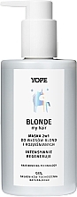 Кондиционер-маска 2в1 для светлых и осветленных волос - Yope Blonde — фото N1