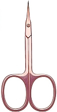 Манікюрні ножиці для кутикули, 9 см, 1091/5RGH B, в блістері - Titania Rose Gold — фото N1