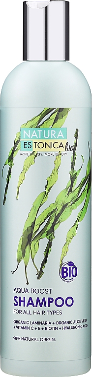 Шампунь для ослабенных и окрашенных волос "Глубокое увлажнение" - Natura Estonica