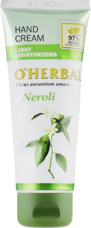 Крем для рук з неролі - O'Herbal Light Moisturizing Hand Cream Neroli — фото N3