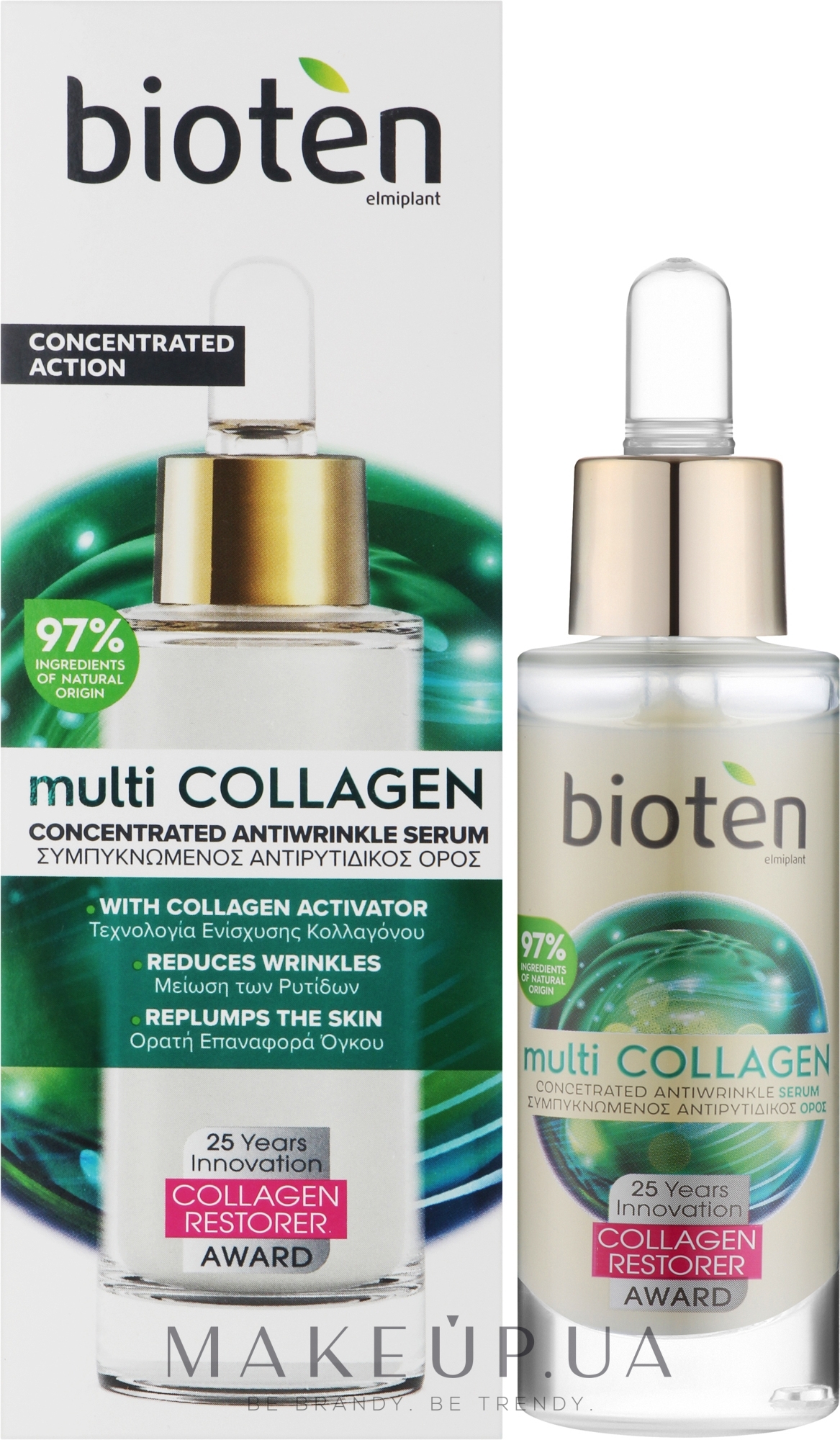 Сироватка проти зморщок - Bioten Multi Collagen Serum — фото 30ml