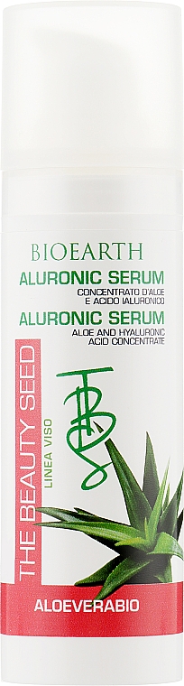 Сыворотка на основе алоэ и гиалуроновой кислоты - Bioearth The Beauty Seed Concentrated Serum — фото N2
