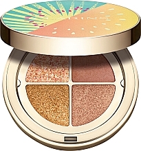 Духи, Парфюмерия, косметика Палетка теней для век - Clarins Ombre 4 Couleurs Eye Palette Golden Hour Gradation