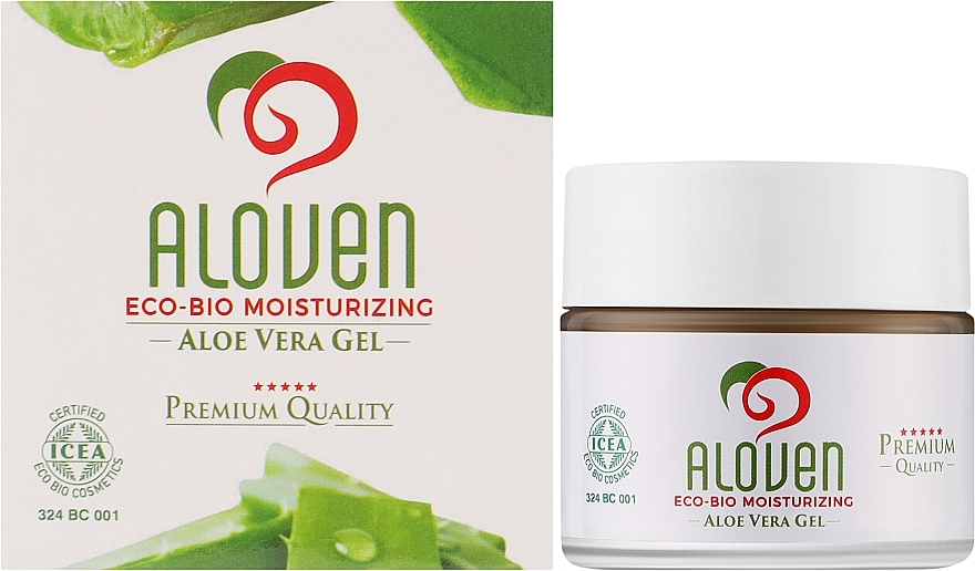 Органічний гель для зволоження, заспокоєння та відновлення шкіри - Naxos Aloven Aloe Vera — фото N2
