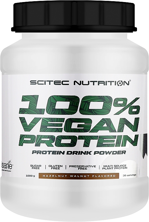 Протеин, Фундук-грецкий орех - Scitec Nutrition Vegan Protein — фото N1