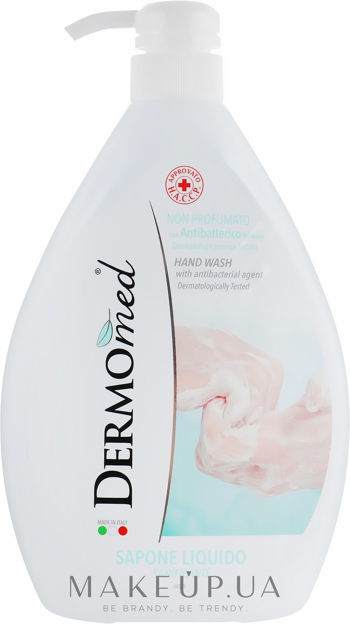 Крем-мило "Для дезінфікції" - Dermomed Sanitizing Liquid Soap — фото 1000ml