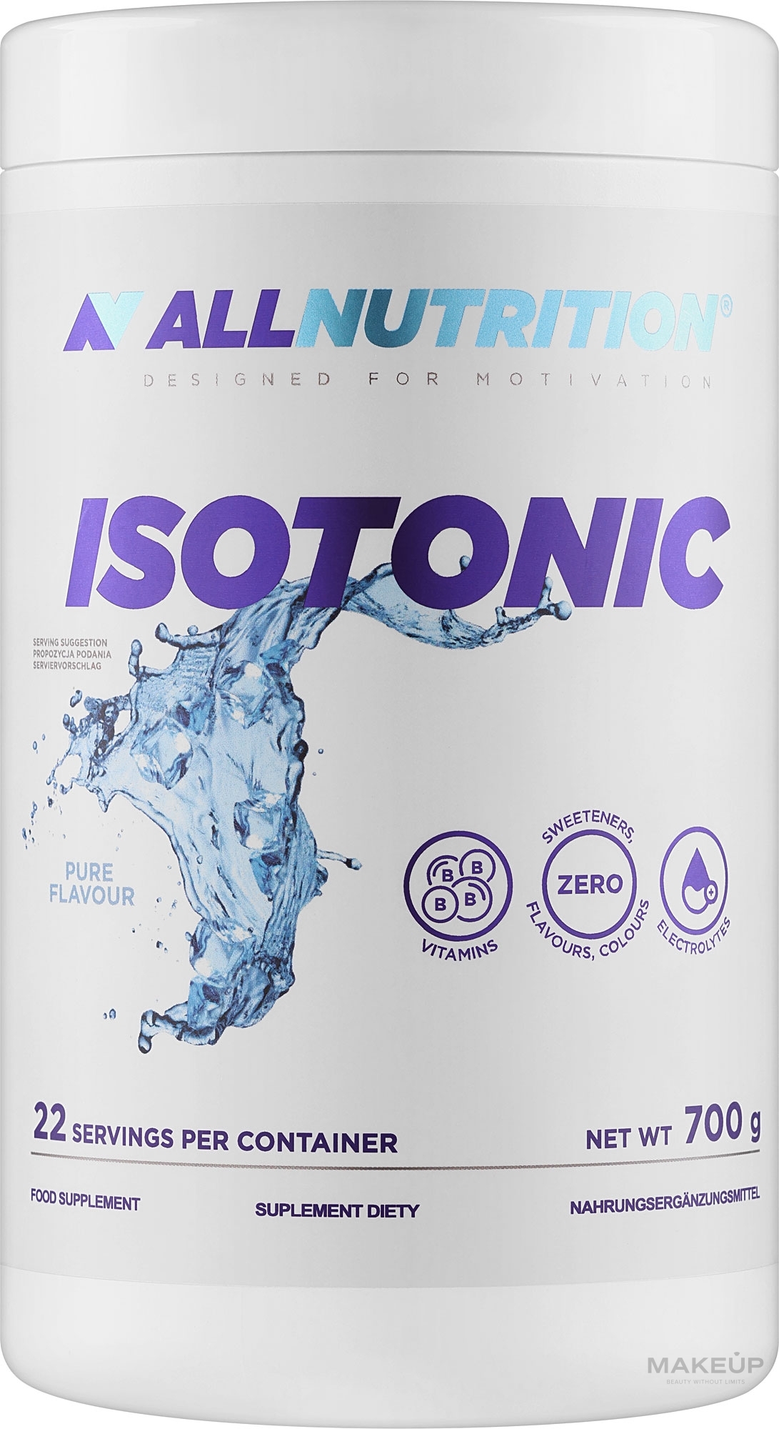 Пищевая добавка "Изотоник. Без вкуса" - Allnutrition Isotonic Pure Flavour — фото 700g