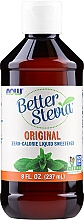 Парфумерія, косметика Рідкий підсолоджувач "Оригінальний" - Now Foods Better Stevia Liquid Sweetener Original