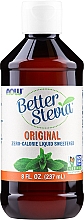 Рідкий підсолоджувач "Оригінальний" - Now Foods Better Stevia Liquid Sweetener Original — фото N1