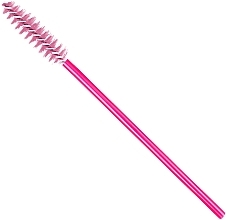 Щеточка для ресниц и бровей, темно-розовая с розовой ручкой - Clavier — фото N2