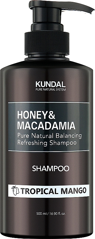 Шампунь для волосся "Тропічне манго" - Kundal Honey & Macadamia Shampoo Tropical Mango — фото N1