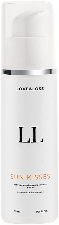 УЦІНКА Сонцезахисний крем для обличчя - Love&Loss Sun Protection Cream SPF 50 * — фото N2