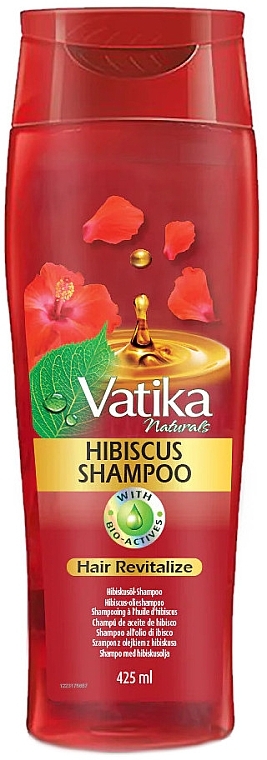 Восстанавливающий шампунь с гибискусом - Dabur Vatika Hair Revitalize Hibiscus Shampoo — фото N1