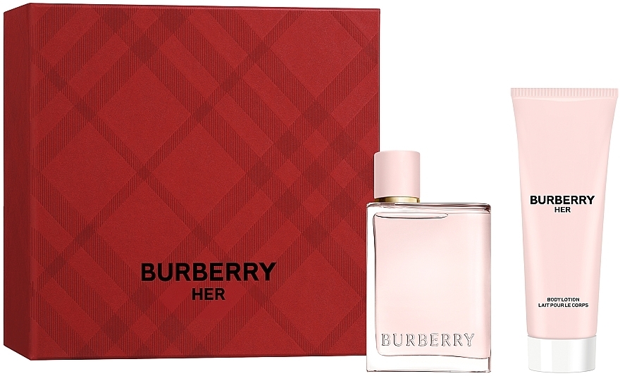 Burberry Her - Набір (edp/50ml + b/lot/75ml) — фото N2