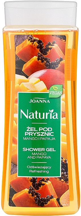 Гель для душу - Joanna Naturia Mango and Papaya Shower Gel — фото N2