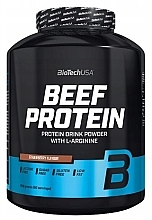 Протеин говяжий "Клубника" - BioTechUSA Beef Protein Strawberry Drink Powder — фото N2