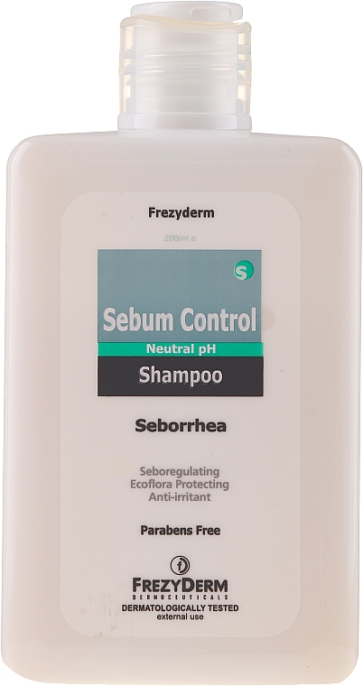 Шампунь против себорейного дерматита - Frezyderm Sebum Control Seborrhea Shampoo — фото N2