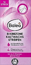 Восковые полоски для депиляции зоны бикини с миндальным маслом - Balea — фото N1
