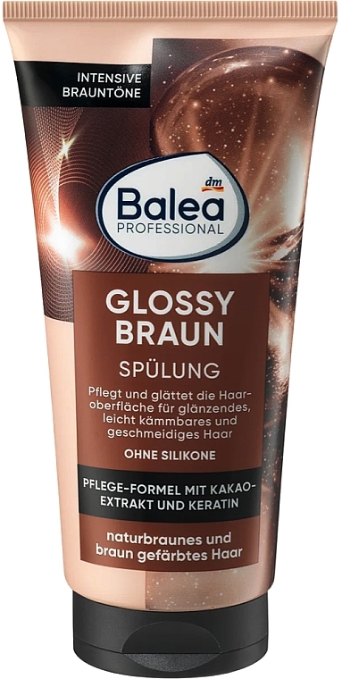 Бальзам-ополаскиватель для волос - Balea Glossy Brown Conditioner Balm