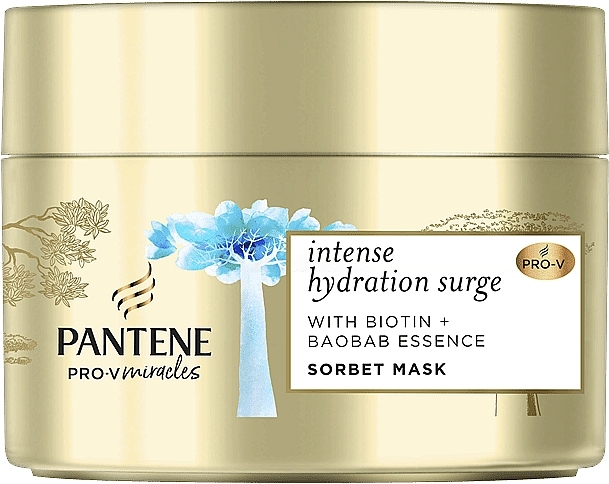 Интенсивная увлажняющая маска для волос - Pantene Pro-V Intense Hydration Surge Sorbet Hair Mask — фото N1