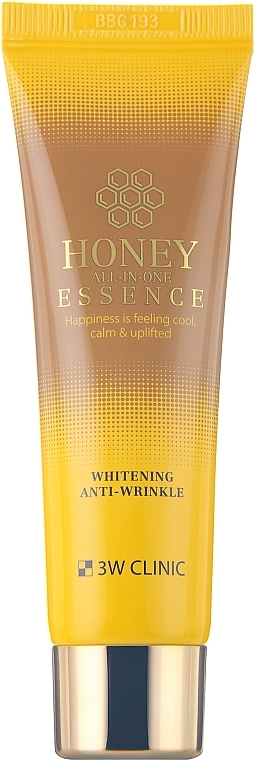 Універсальна освітлювальна есенція для обличчя - 3W Clinic Honey All-In-One Essence — фото N1