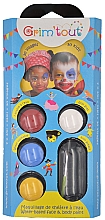 Духи, Парфюмерия, косметика Тематическая палитра красок для грима "Клоун", 4 цвета - GrimTout Clown