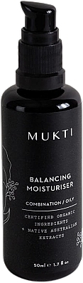 Балансувальний зволожувальний крем для обличчя - Mukti Organics Balancing Moisturiser Cream — фото N1