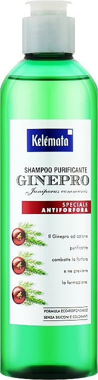 Шампунь против перхоти - Kelemata Shampoo Purficante Ginepro — фото N1
