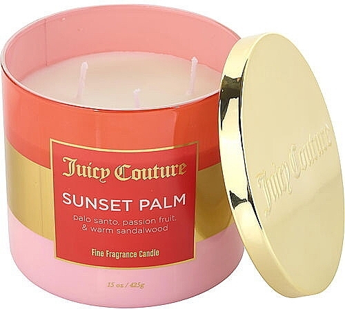 Ароматична свічка - Juicy Couture Sunset Palm Fine Fragrance Candle — фото N2