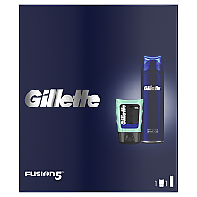 Парфумерія, косметика Набір - Gillette Fusion5 Ultra Sensitive (sv/gel/200ml + ash/gel/75ml)