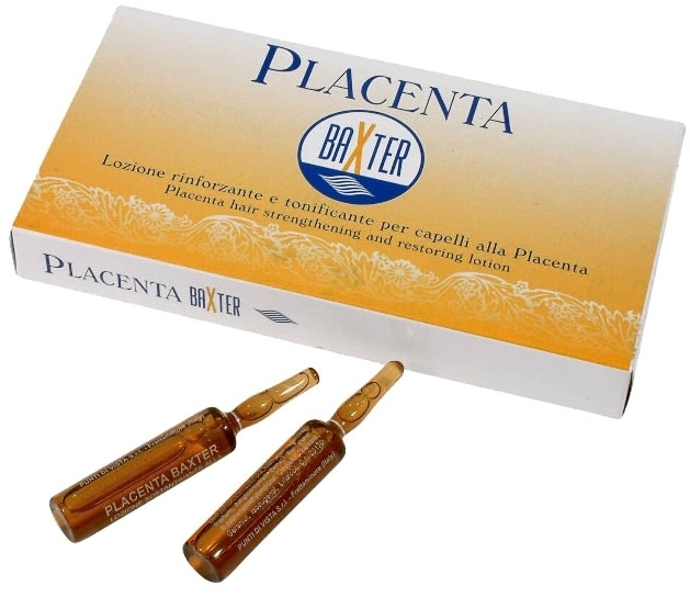Лечебно-профилактический лосьон с плацентой и пантенолом в ампулах - Punti di Vista Baxter Placenta — фото N1