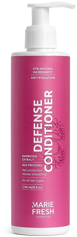 Набор "Детоксикация и защита" - Marie Fresh Cosmetics Detox & Defense Hair Set (shmp/250ml + cond/250ml) — фото N2