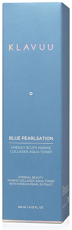 Тонер для лица - Klavuu Blue Pearlsation One Day 8 Cups Marine Collagen Aqua Toner — фото N2