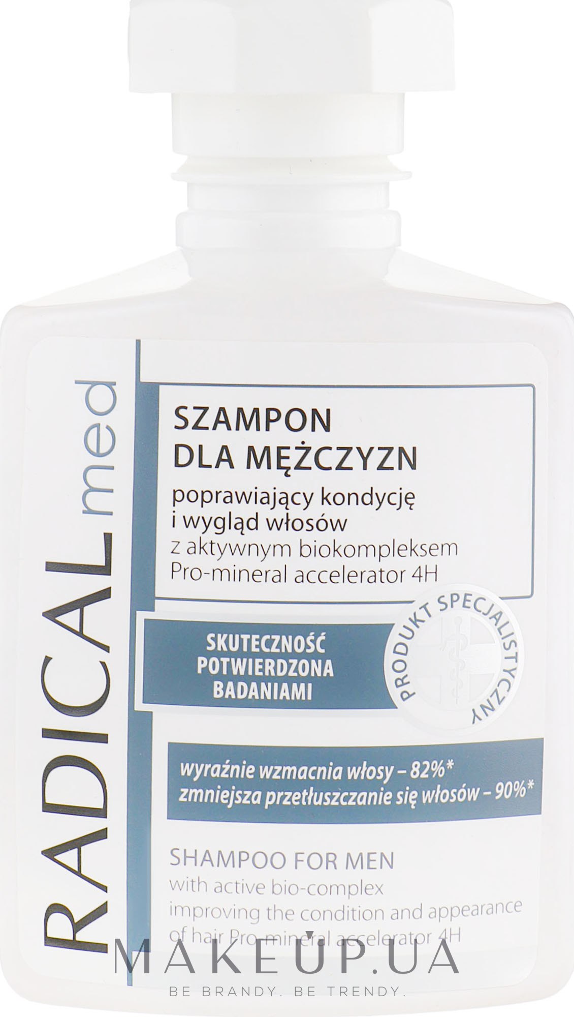 Шампунь для мужчин с активным биокомплексом - Farmona Radical Med Shampoo For Men With Active Biocomplex — фото 300ml