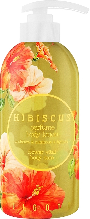 Парфюмированный лосьон для тела "Гибискус" - Jigot Hibiscus Perfume Body Lotion — фото N1