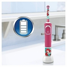Электрическая зубная щетка, Ариэль - Oral-B Kids Vitality 100 Princess Pink — фото N3