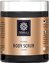 Парфумерія, косметика Скраб для тіла "Лимон" - Formula H Lemon Body Scrub