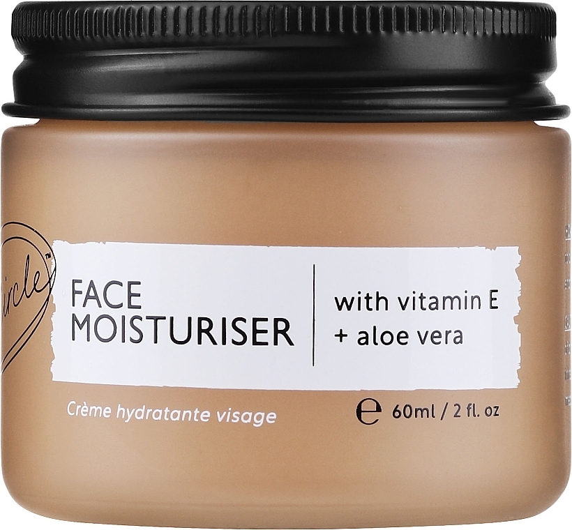 Зволожувальний засіб для обличчя - UpCircle Face Moisturiser with Vitamin E + Aloe Vera — фото N1