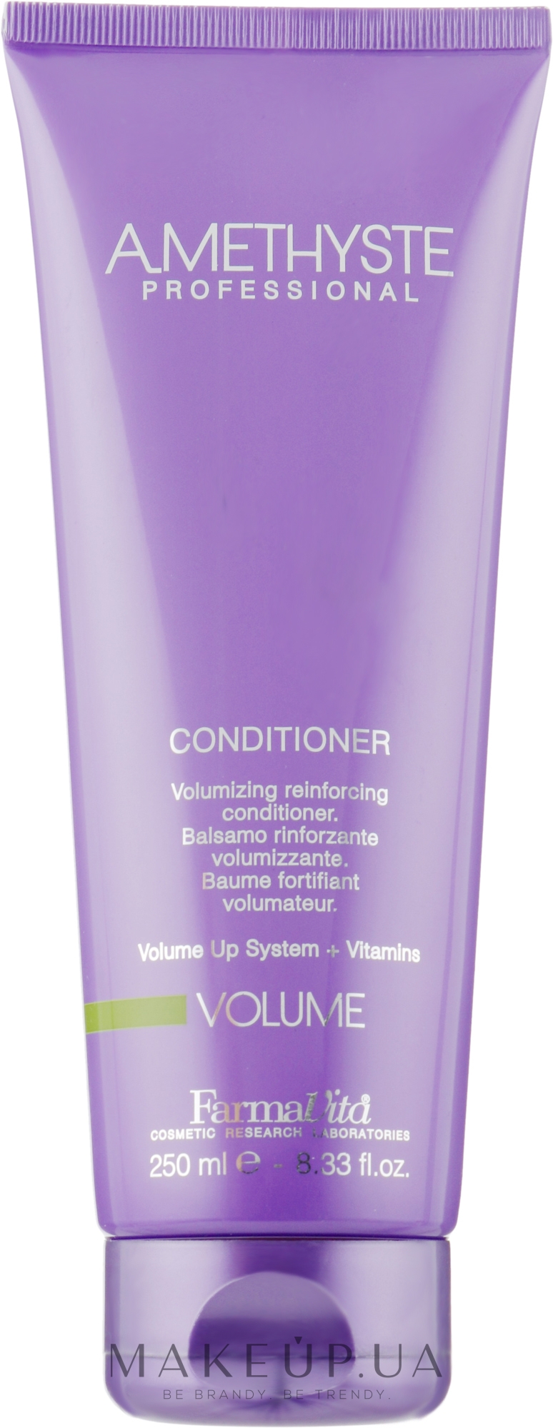 Кондиционер придающий волосам объем - Farmavita Amethyste Volume Conditioner — фото 250ml