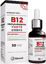 Харчова добавка "Вітамін B12 Forte Drops", у краплях - Laborell — фото N1