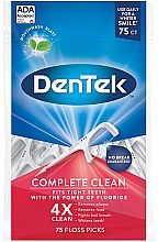 Парфумерія, косметика Флос-зубочистки "Комплексне очищення" - DenTek Complete Clean