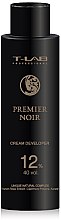 Духи, Парфюмерия, косметика Крем-проявитель 12% - T-LAB Professional Premier Noir Cream Developer 40 vol. 12%