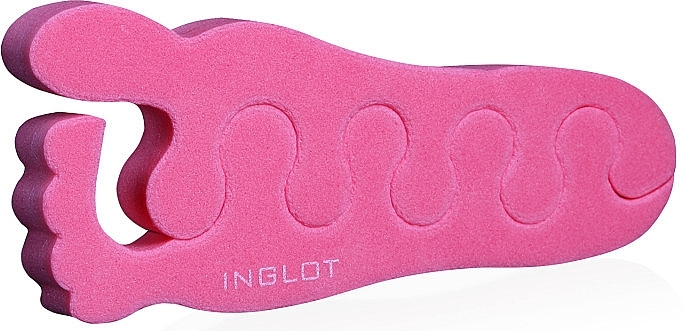 Разделители для пальцев, в форме стопы, розовые - Inglot Toe Separator — фото N1