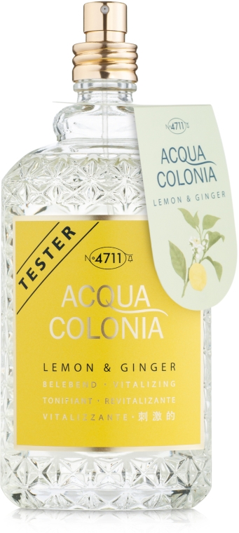 Maurer & Wirtz 4711 Aqua Colognia Lemon & Ginger - Одеколон (тестер без крышечки) — фото N1