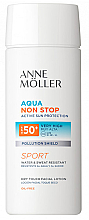 Сонцезахисний лосьйон для обличчя - Anne Moller Aqua Non Stop Dry Touch Facial Lotion SPF50+ — фото N1